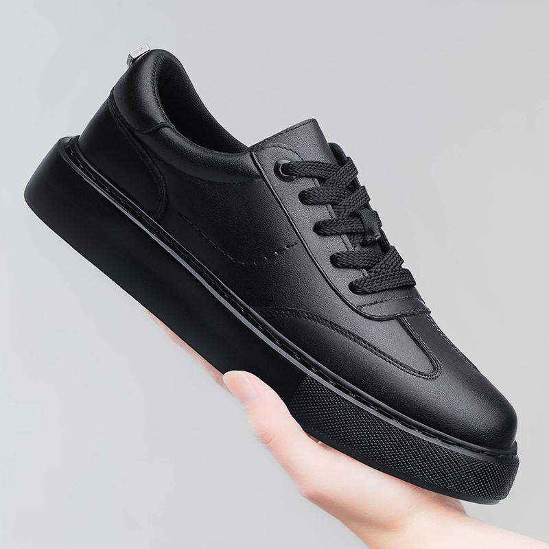 Genuine Leather Men's Sneakers Lightweight Sports Tenis Masculino All-match Travel Male Skateboard Footwear Simple Casual Shoes