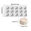 15-Cell Flower Design Chocolate Mold Food Grade Silicone 3D Simulated French Pastry Mold Flexible Reusable Mousse Cake Mould