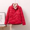 Women Fashion Short Korean Puffer Jackets Ultra Light Casual Baggy Warm Down Coat Female Windproof Parkas