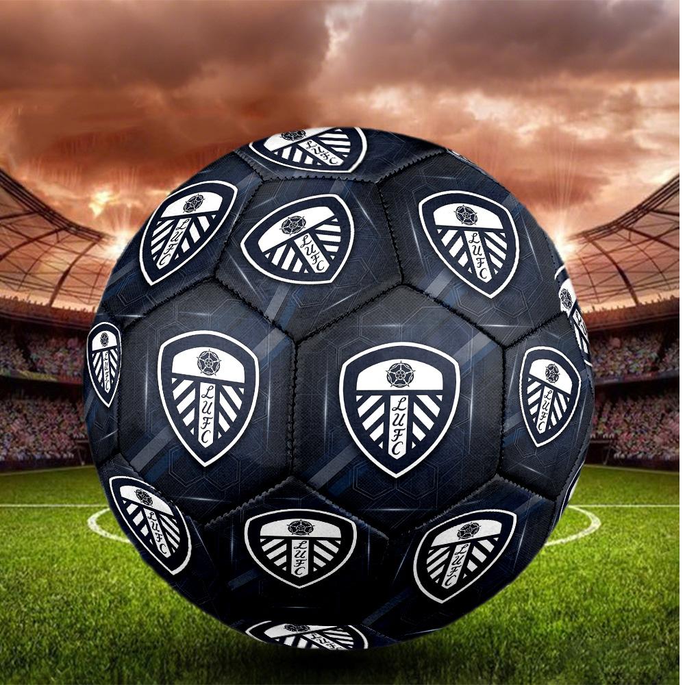 Leeds United Size 5 Football High Elastic Soccer Ball For Outdoor Competition Daily Training Play
