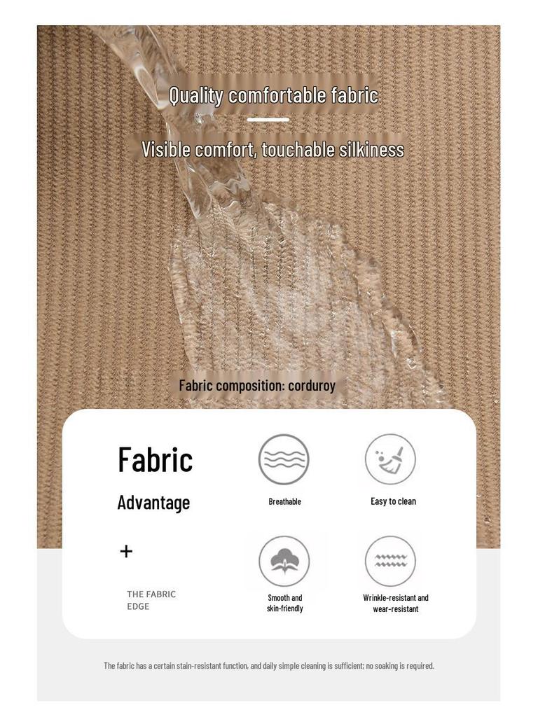 2025 Women's Corduroy Casual Small Backpack - Mori Style, Solid Color