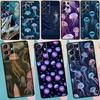 Magic Jellyfish Phone Case For Samsung Galaxy S25 S24 S23 S22 S21 Ultra S9 S10 S20 Plus FE Funda Cover Shell