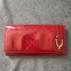 Used Red Long Wallet