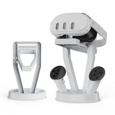 Akcesoria Stojak do Przechowywania VR, Organizer i Stojak Ekspozycyjny na Gogle Oculus Quest 3/Quest 2/Quest/Meta/Rift/Rift S/GO i Kontrolery Dotykowe