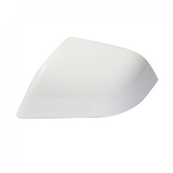 1Pc Pearl White Left Driver Side Mirror Rearview Cover Cap For Tesla Model 3
