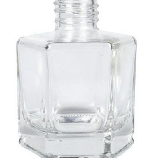 Flameless Rattan Stick Scented Oil Diffuser - Hexagonal Glass Bottle for Home & Car Decoration (Empty)