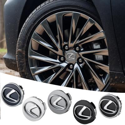 Original 56/60MM Car Wheel Center Cover Hub Cap Emblem Sticker for F Sport UX300h GS300 LS ES IS LX RX GS GX GX460 ES300