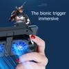 H10 4-Finger Dual Cooling Fan Wired Game Controller Joystick Gamepad for Phone