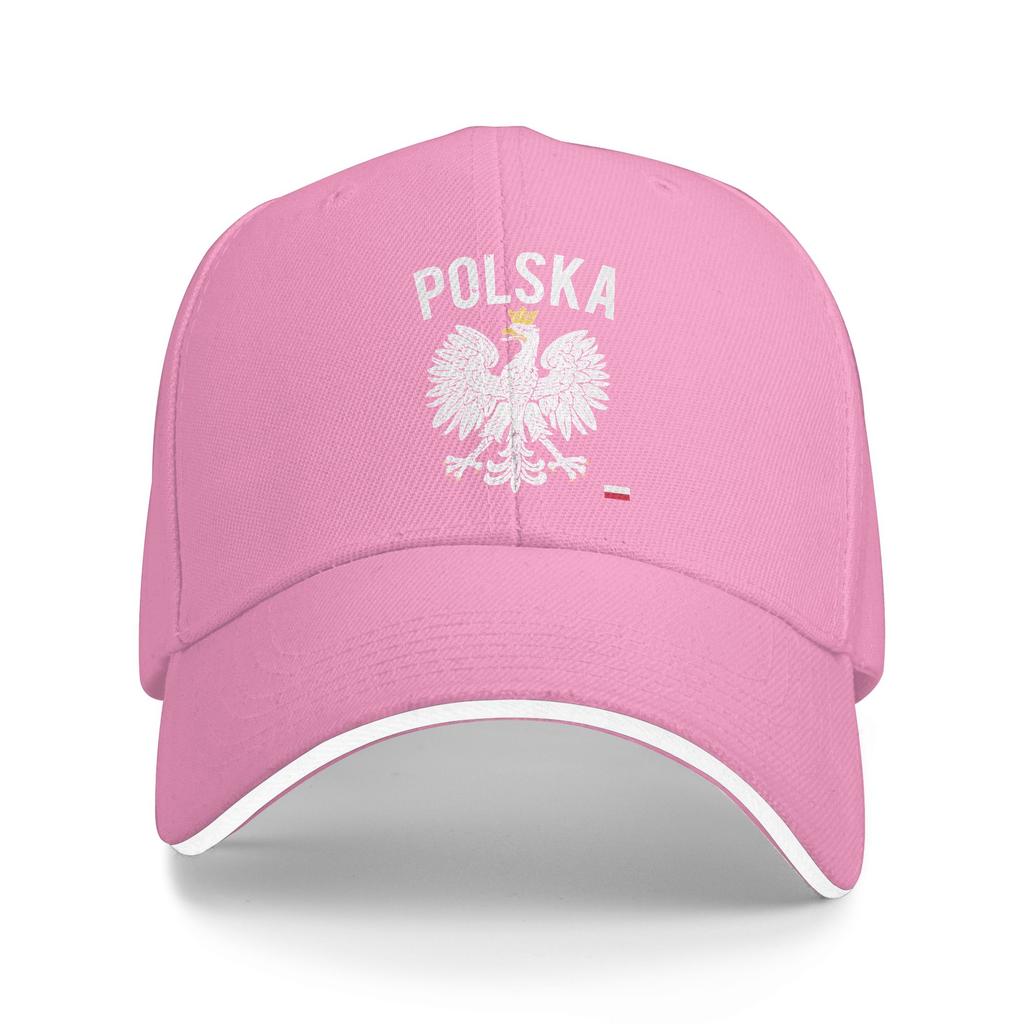 Polnischer Adler Polska Baseballkappe Y2k Lustig Unisex Herren Trucker-Kappe Sonnenschutz Design Kpop Rock Baseballkappen Geschenkidee