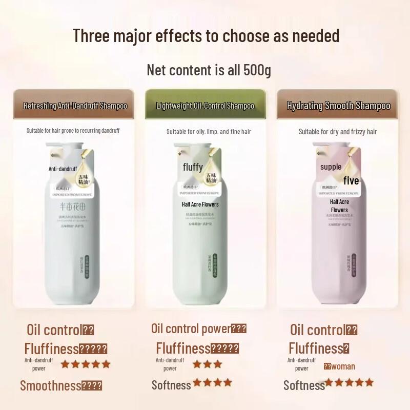 Little Dream Garden Oil Control & Anti-Dandruff Fragrant Shampoo