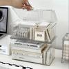 Schreibtisch-Aufbewahrungsbox Transparentes PET Schreibtisch-Schreibwaren Handkonto-Aufbewahrungsbox Große Kapazität Schublade Kosmetik-Organizer