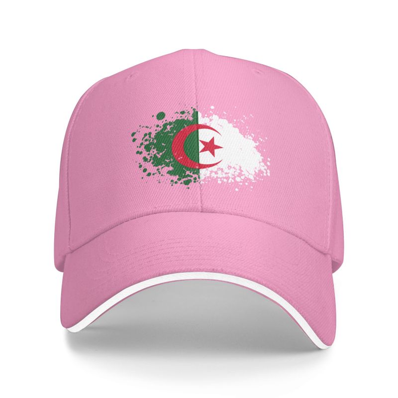 Punk Algeria Motorcycle Baseball Cap Unisex Women Breathable Algerian Patriotic Dad Hat Sports