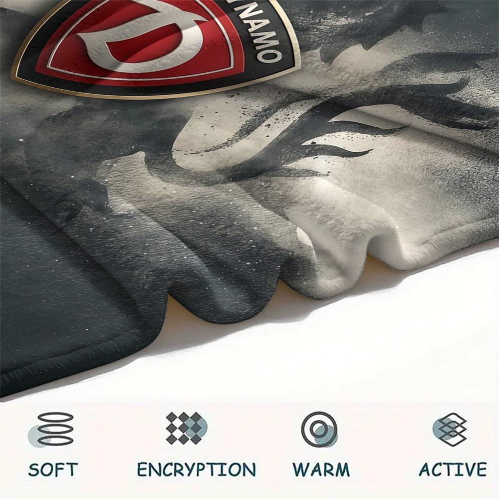 Custom Name SG Dynamo Dresden Flannel Blanket, High Quality Comfortable for All Seasons, Home Decor, Warmth and Comfort