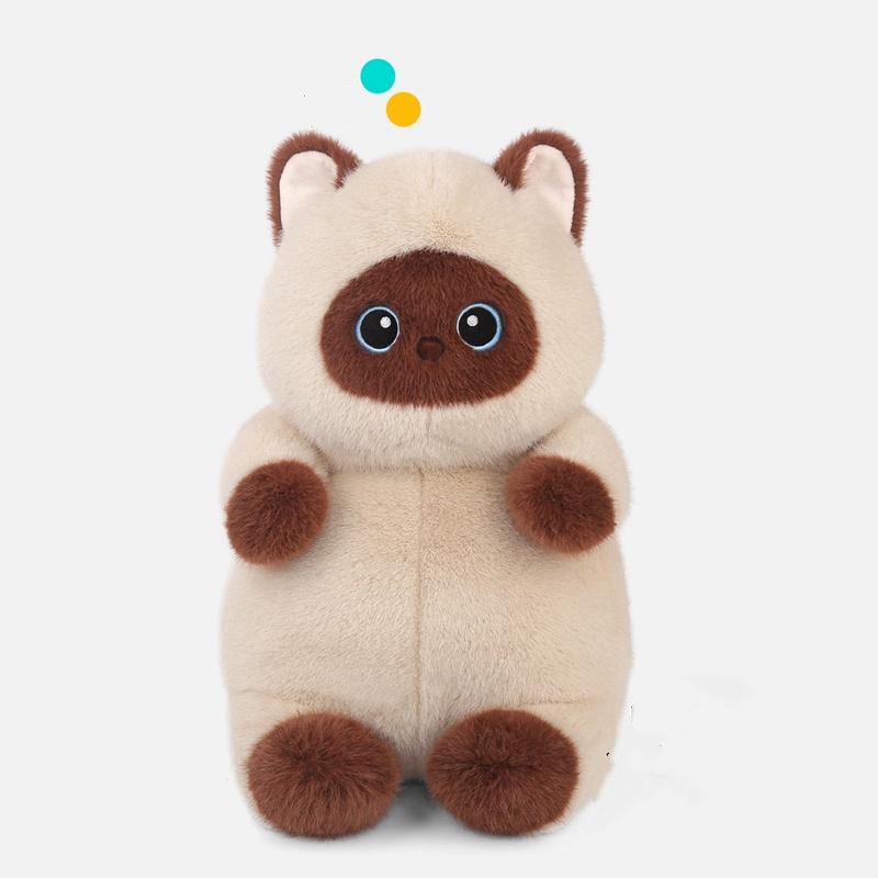 Kawaii Zwarte Kat Pluche Speelgoed 10 40cm Schattige Knuffelpop Kerstcadeau voor Kinderen Woondecoratie