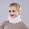 Winter Women Knitted Fluffy Real Rex Rabbit Fur Scarf Natural Soft Rex Rabbit Fur Headband Girls Warm 100% Genuine Fur Scarves