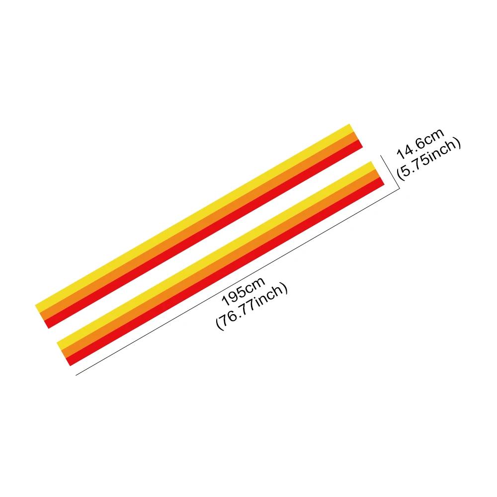2PCS Car Waist Side Skirt Decor Sticker PVC Decal Accessories For Hyundai i20 WRC N Line 2009 2010 2011 2012 2017 2018 2025 2025