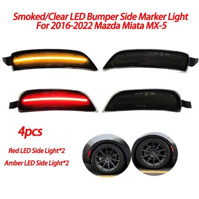 עבור 2016-2025 מאזדה מיאטה MX-5 אור LED צד פגוש מעושן שקוף NA1J-51-5F0B NA1J-51-5E0B NA1J-51-5J0C,NA1J-51-5H0C