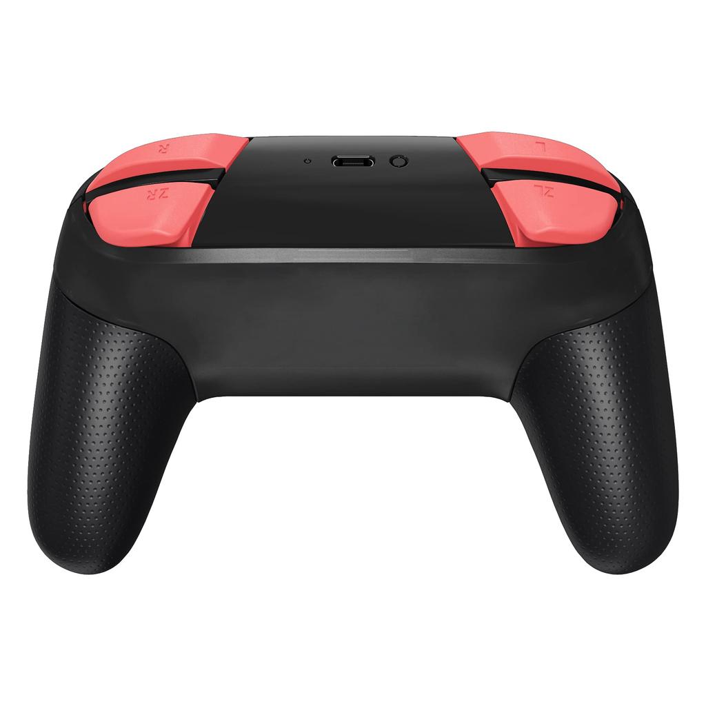 Set completo di pulsanti per eXtremeRate Switch Pro ABXY ZR ZL LR pulsanti per controller Pro Switch controller non incluso controller, D-pad - [Corallo]