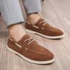 2026 New Casual Shoes for Men Comfy Leather Loafers Man Business Shoes Light Flat Social Shoe Male Driving Shoes