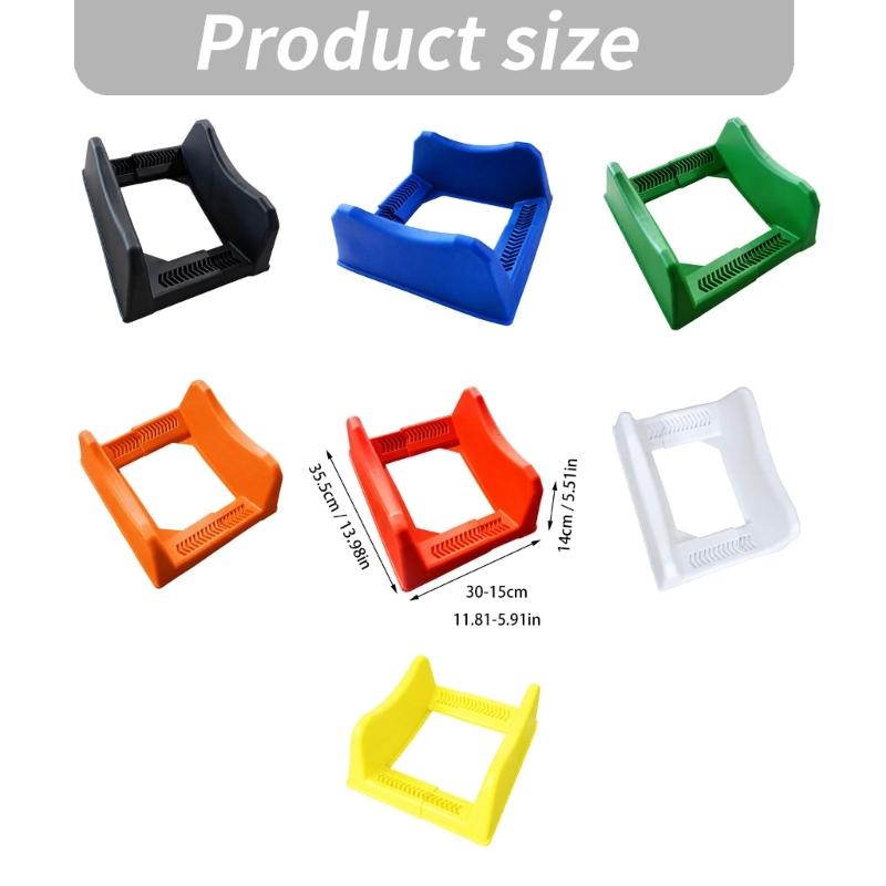 Lightweight Plastic Tire Display Stand, Open Frame Base for Automotive Shops, Storage Areas, and Home Garage Use