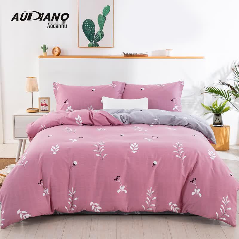 AUDIANO Pure Cotton Printed 4-Piece Bedding Set 200*230cm