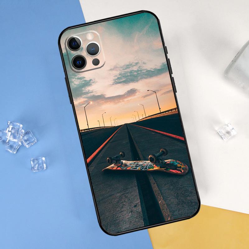 

Cool Skate Phone Case For iPhone 16 Pro 15 Pro 11 13 14 Pro Max 12 Mini XR 16 15 Plus 16e Cover Shell iPhone 12 Pro