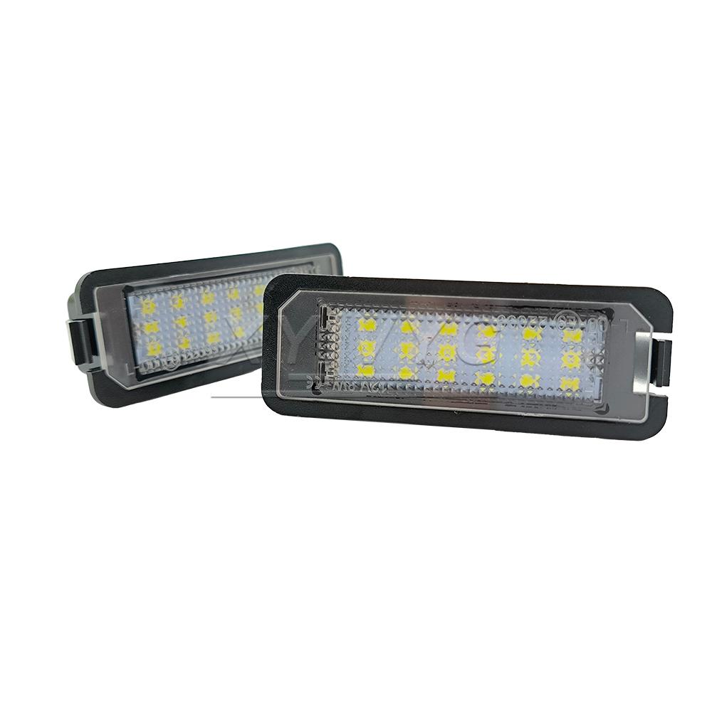 2pc LED Number License Plate Light For Bentley 06 Continental GT 08 Continental Flying Sp For Seat Exeo/ST 09~ Leon/Leon4 06 License Plate Lights 2