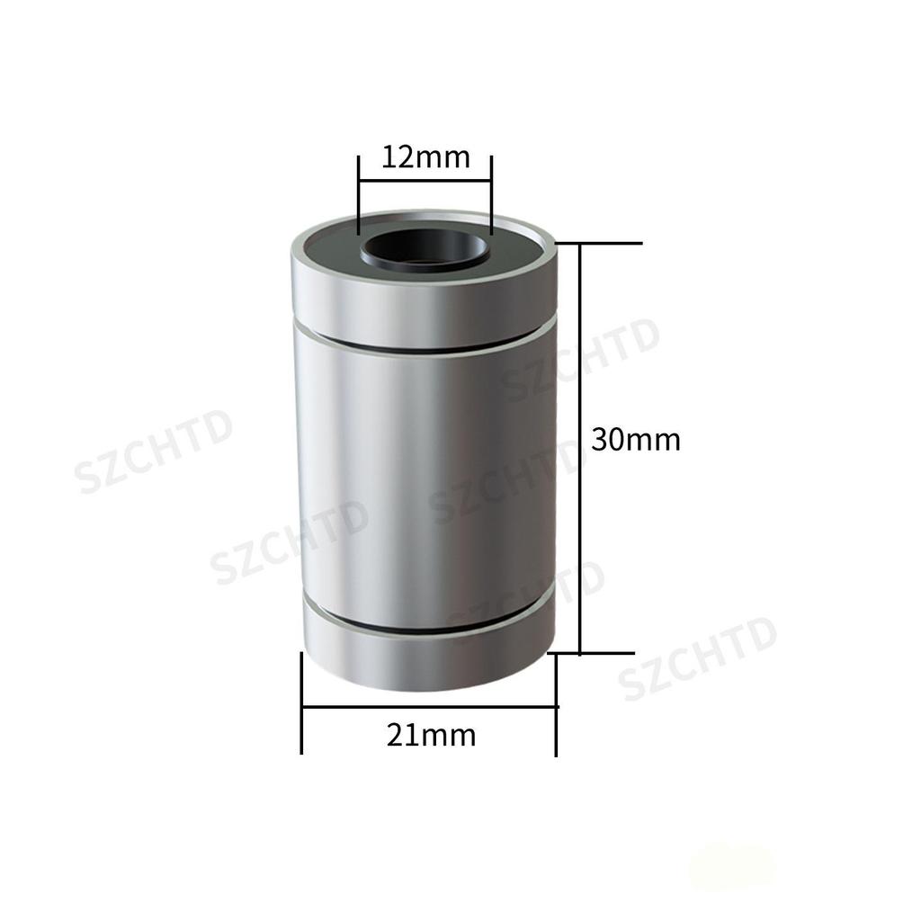 12mm ID LM12UU Linear Bearing & LMK12UU Flange Series: Wear-Resistant & Smooth