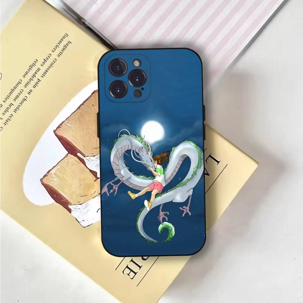 S-Spirited D-Dragon A- Away Phone Case For iPhone 16,15,14,13,12,11,Pro,X,XS,Max,XR,Plus,Mini Soft Black Cover