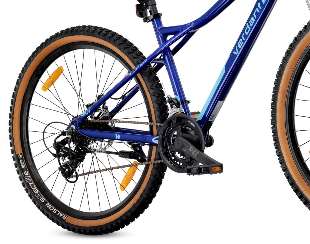 Mountain Bike Mtb 27.5 Inch 21 Speeds For Communion Aluminum Lightweight Shock Absorber Disc Brakes Shimano Frame M 17 Inch Verdant Shred Blue