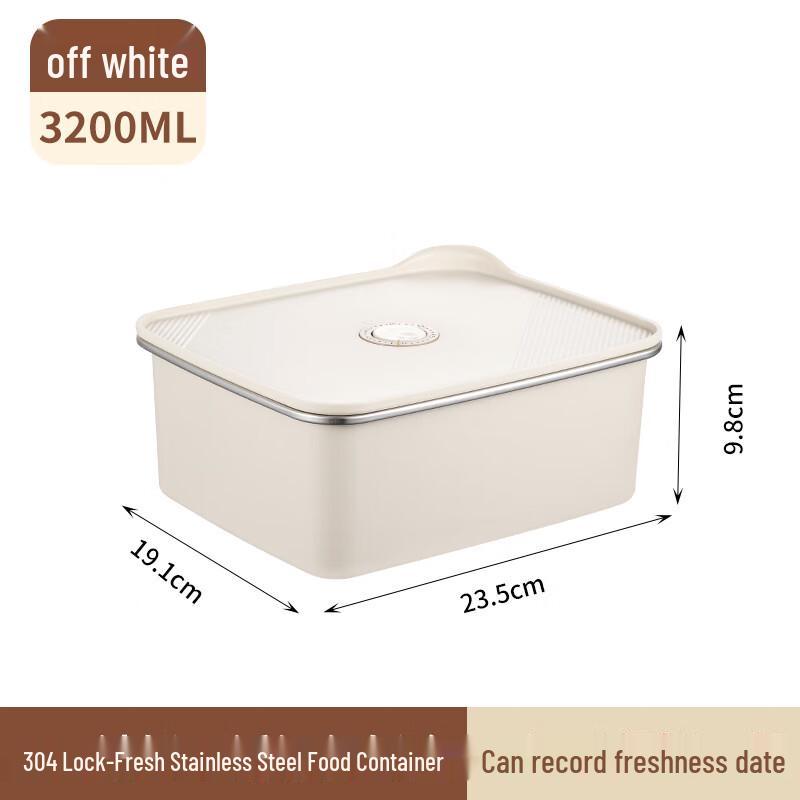 LB 304 Stainless Steel Sealed Food Storage Container 3200ml
