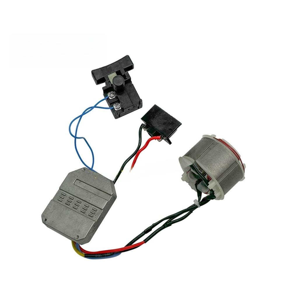 Lithium Ion Brushless Angle Grinder Stator Coil Assembly For Lithium Ion Angle Grinder Controller Switch Power Tool Accessories
