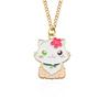 Women Alloy Pendant Necklace Cute Animal Chain Necklace