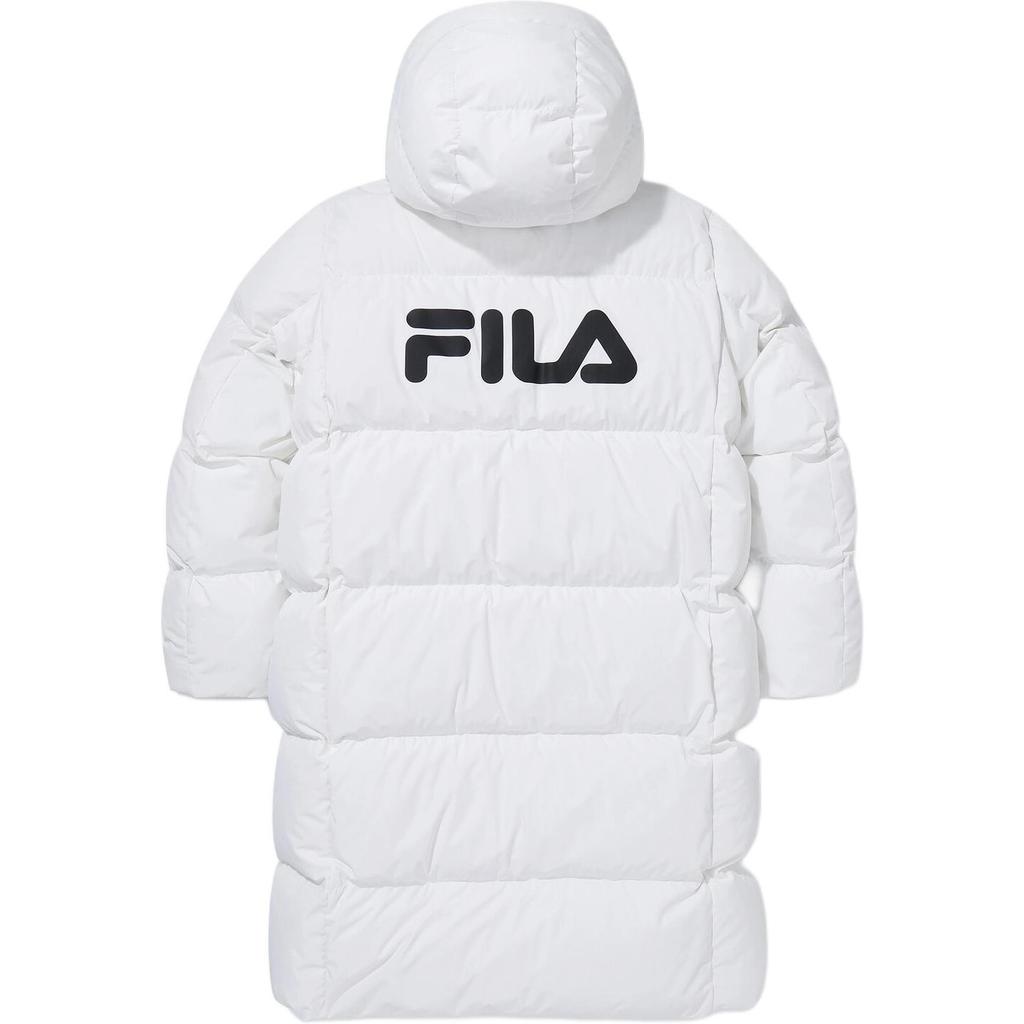 FILA Down Jackets Unisex White Hooded Thickened FS254DJ01X005191