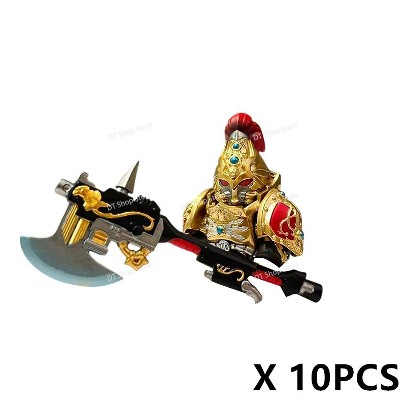Medieval Ancient Castle Green Dragon Raven Knights Armour Assemble Scene Building Block Figures Children's Bricks DIY Toys Gifts