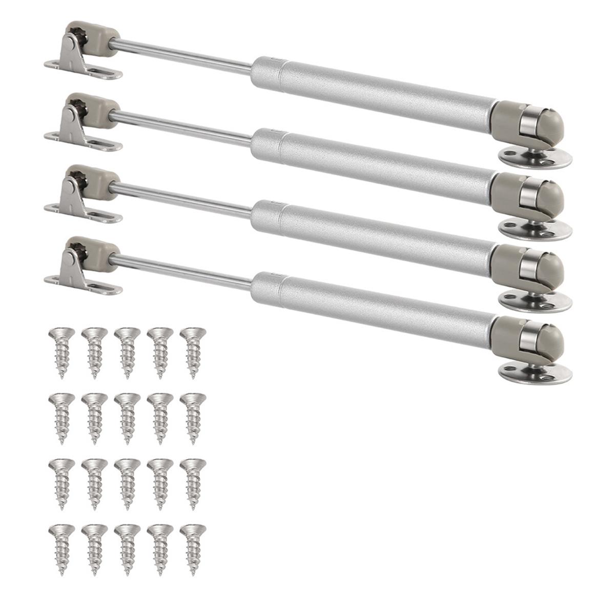 

32/4 шт 50N мебельные газовые пружины петли шкаф дверные фиксаторы мягко закрывающиеся петли гидравлические подъемные опорные петли фурнитура