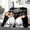 Name Custom Anime Death Note Print Flannel Blanket High Quality Warm Comfortable Cover for All Seasons Perfect for Gifts Home Decor