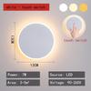 Nordic Style LED Round Wall Lamp - Bedroom, Living Room & Indoor Lighting