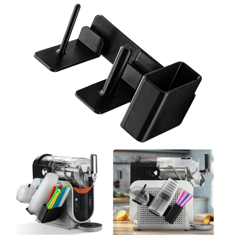 Beverage Station Cup and Straw Storage Rack Paper Cup and Lid Holder for Coffee Corners and Offices