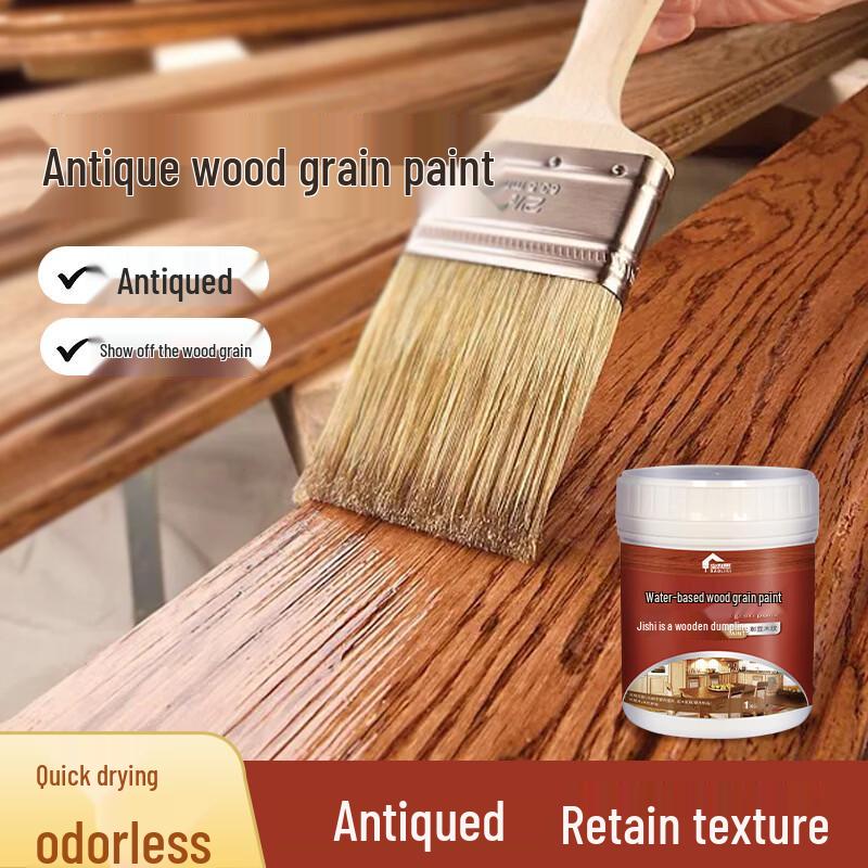 Water-Based Antique Wood Grain Paint