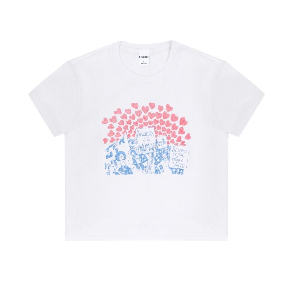 Re Done Women S Boxy T ShirT 50S wbxT006 024-02WBXT006 (S)