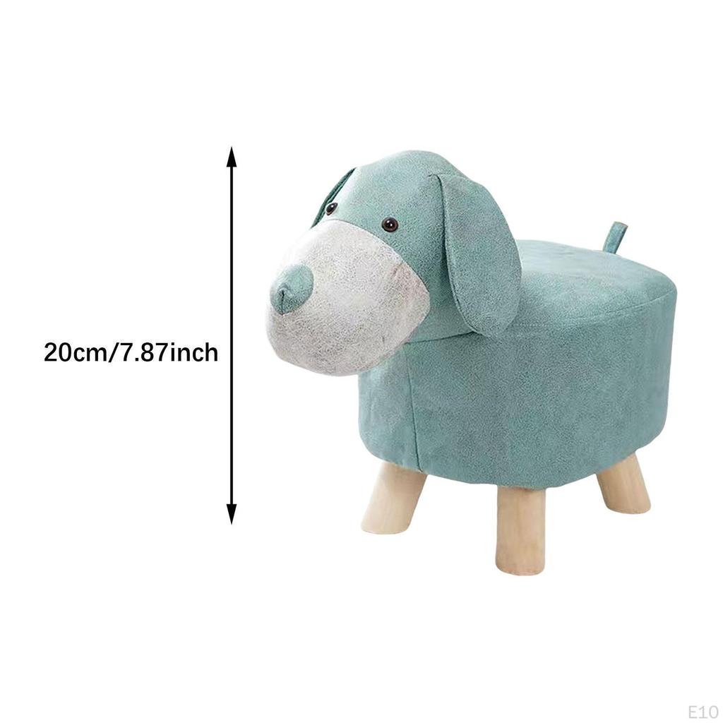 Taburet pentru picioare Rezinet pentru picioare Desene animat Creativ Scaun pentru schimbarea pantofilor Scaun puf pentru