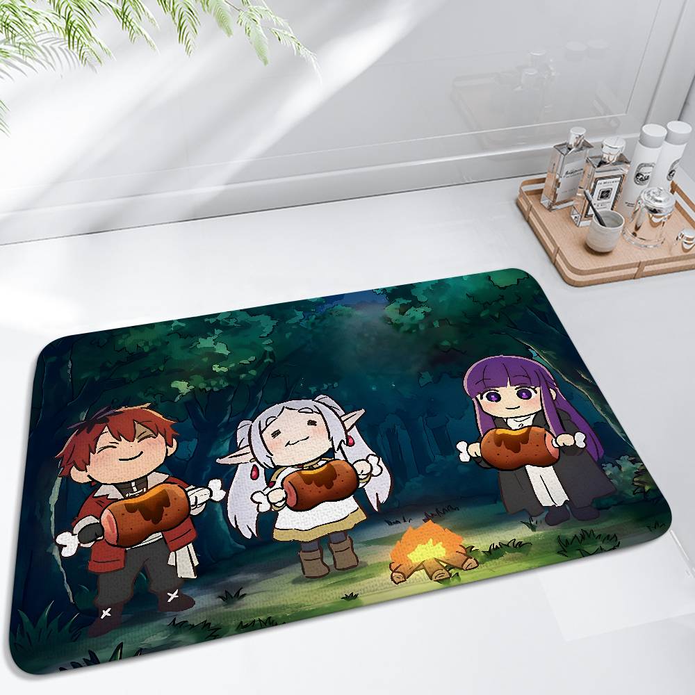 

F-Frieren Beyond Journey s End Floor Mat Living Room Rug For Bedroom Welcome Mat Outdoor Rug 40x60cm