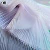 1M Iridescent Organ Pleated Fabric Shiny Magic Coloured Voile Fabric For DIY Costume Wedding Photography Background Decor