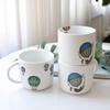 Handmade Vintage Hot Air Balloon Mat Mug