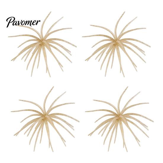 Sea Urchin Soft Baits for Bass Fishing Floating Lures, Highly Elastic TPE Bionic Baits, Versatile Glue Rivers Flexible Realistic Tentacles Lures Trout