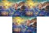Mermaid Art Oil Painting Print On Canvas Modern Home Decor The Little Mermaid Framed Without