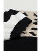 Azura Exchange Lässiger Oversize-Pullover mit Leopardenmuster und Colorblock