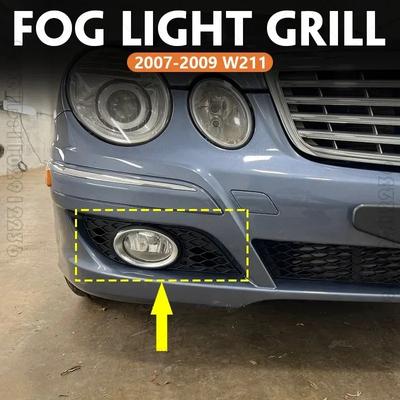 Für 2007-2009 W211 Mercedes Benz E-Klasse Stoßstange vorne Nebelscheinwerfer Grill Gitter Abdeckung 2118850974 2118851074 2118850522 2118850422