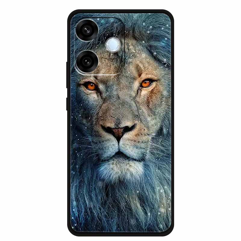 For Oppo A5 Pro 4G 5G Case 6.67" Soft TPU Silicone Funda Cut Cat Flower Painted Back Cover for Oppo A5 Pro 5G Global Shell Coque